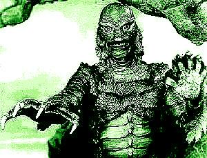Abstract picture representing Creature from the Black Lagoon (1954)