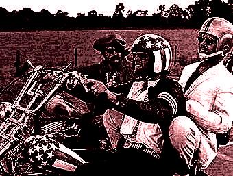 Abstract picture representing Easy Rider (1969)