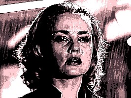 Abstract picture representing Jeanne Moreau