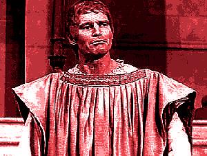 Abstract picture representing Julius Caesar (1970)