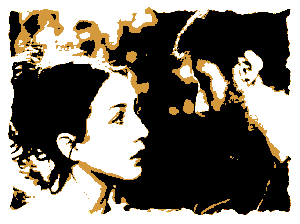 Abstract picture representing L'Homme est une femme comme les autres (1998)