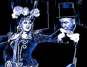 Abstract picture representing My Little Chickadee (1940)