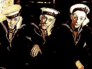 Abstract picture representing Sailors Three (1940)
