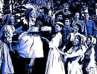 Abstract picture representing Seven Brides for Seven Brothers (1954)