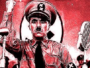Abstract picture representing The Great Dictator (1940)